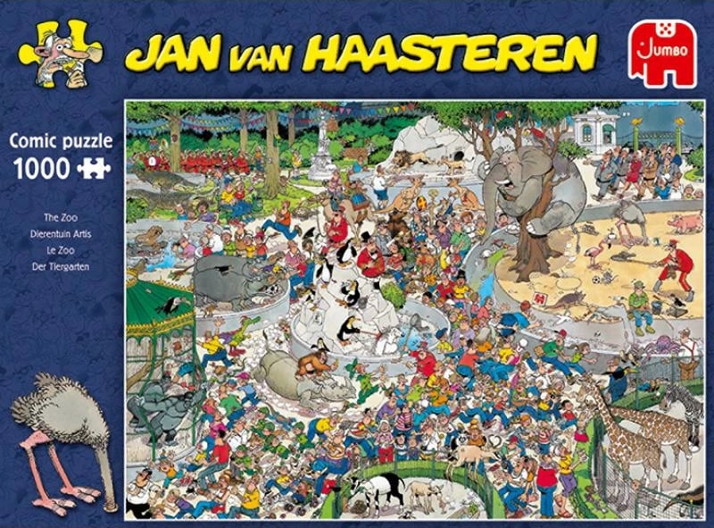 Puzzle, Jumbo, Jan van Haasteren The Zoo, 1000 pjesë, 01491
