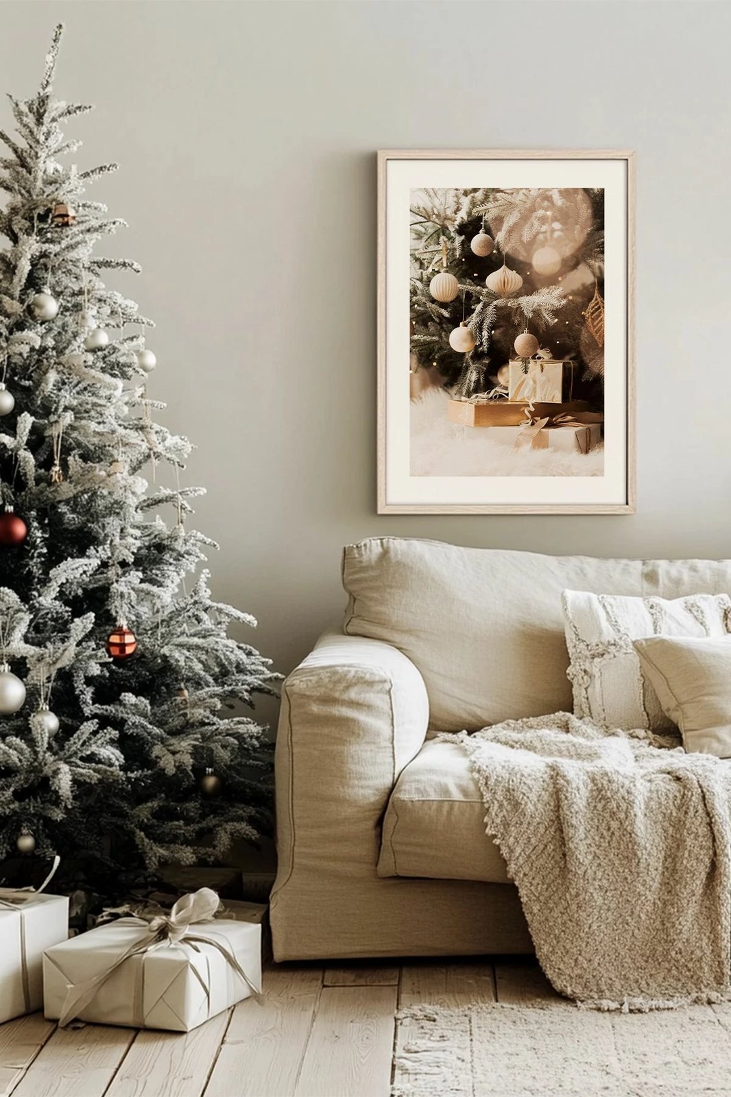 Pikturë dekorative me kornizë, Wallity, shumëngjyrëshe, Nwyearsngmdl79, 33x48cm