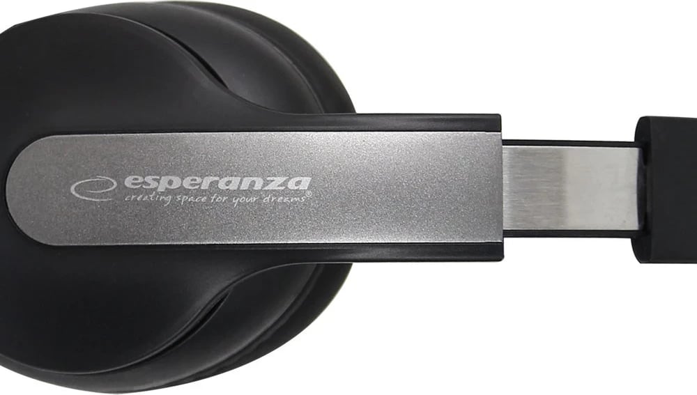 Kufje Bluetooth Esperanza EH240, me rrip, të zeza