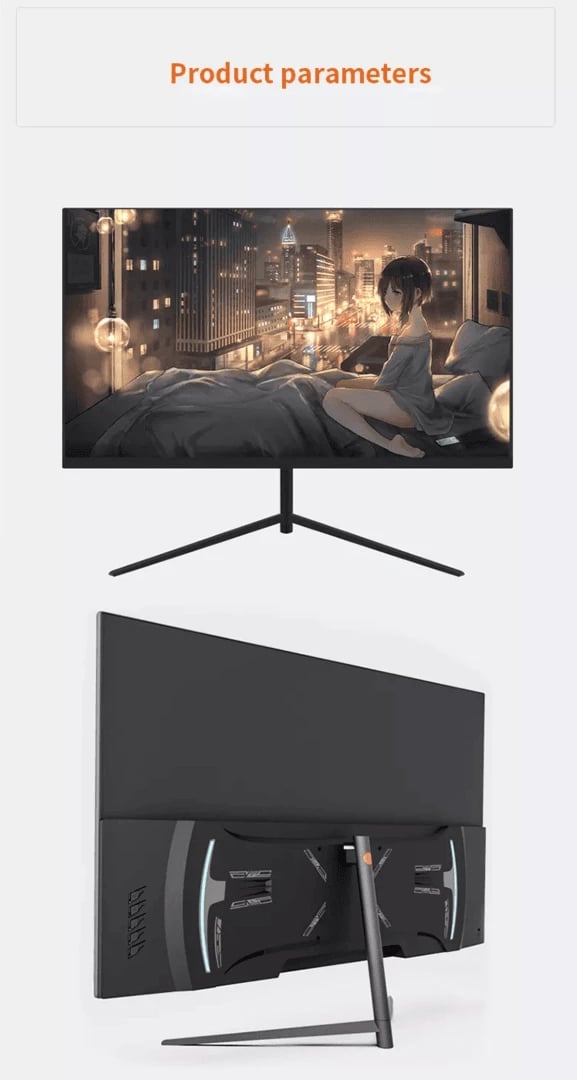 27 inch Curved Monitor Gaming STARDOM ZP2774  2K  1500R 165Hz