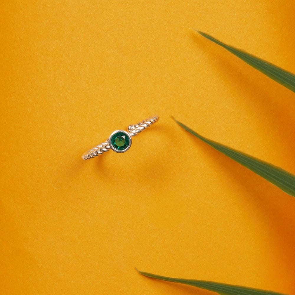 Unazë argjendi Elika, ngjyrë argjendi, FA182812