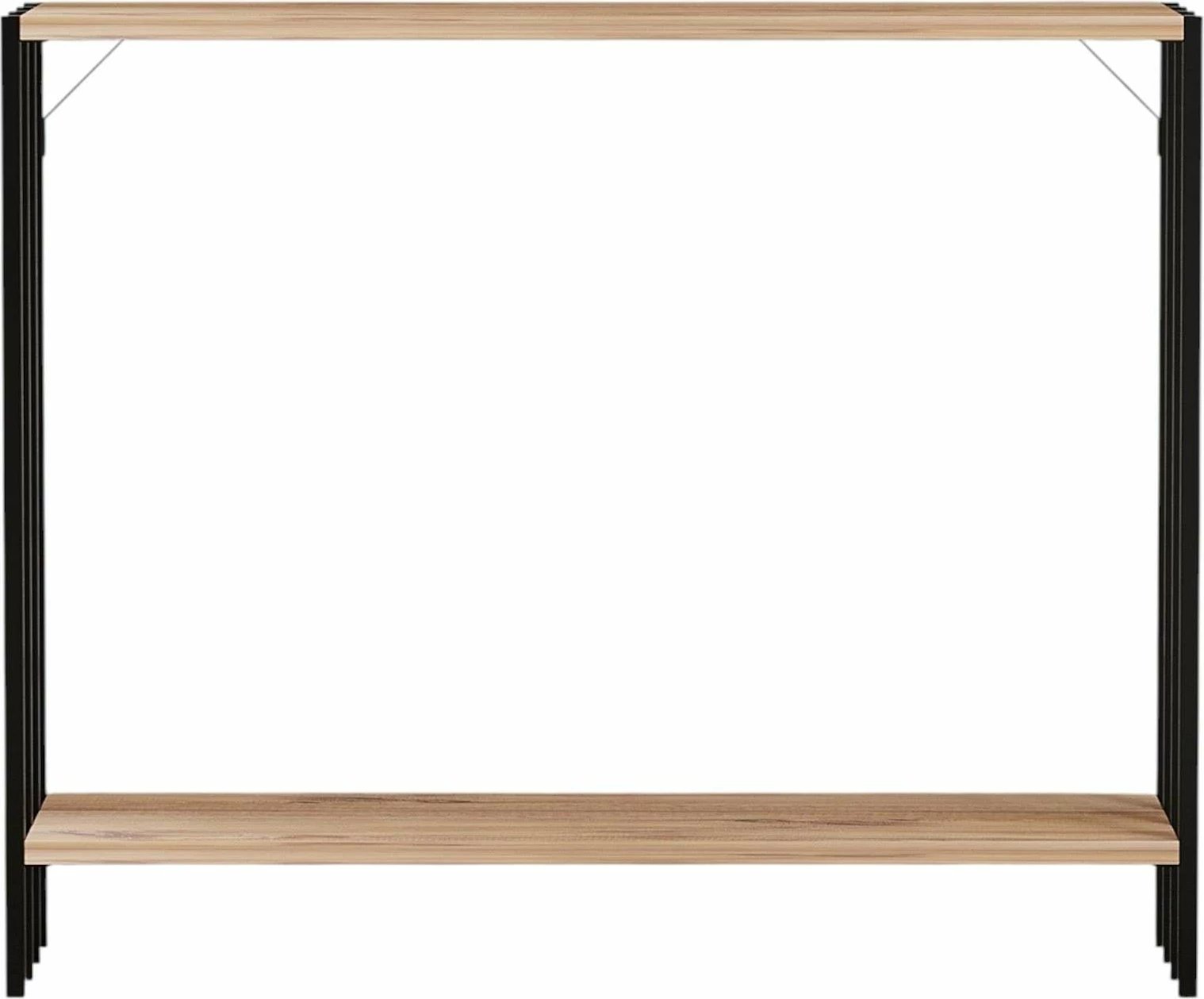 Komodë Skye Decor, ngjyrë e zezë dhe pishë Atlantike, Verona