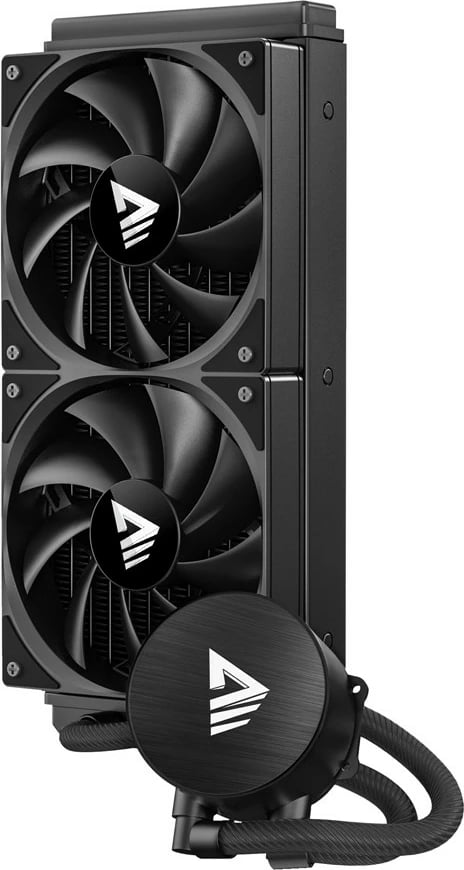 Ftohje me ujë për CPU, Savio NOX 240 mm, 2x120 mm PWM, TDP 250 W, pa ndriçim