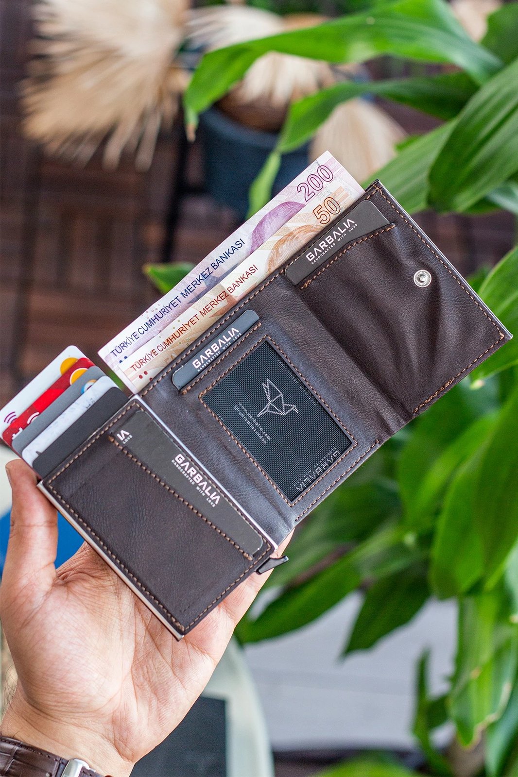 Portofol për burra, ngjyrë kafe, Zoozie Bags, Donetsk