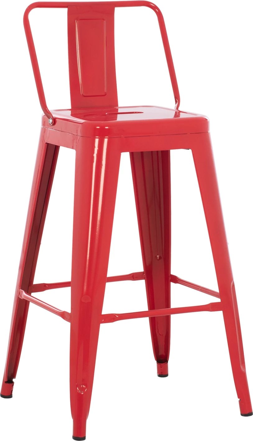 Karrige për bar mesatare MELITA-PRO FH8574.44 metalike e kuqe 43x43x88Hcm