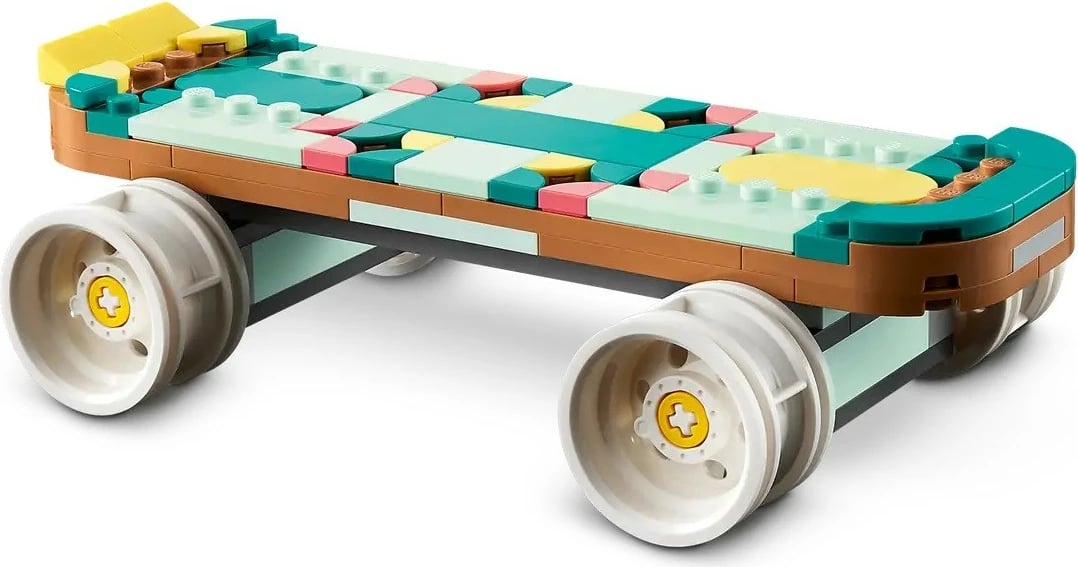 Set ndërtimi LEGO Creator 31148, 3-në-1, 342 pjesë, Retro Style Scooter, shumëngjyrësh