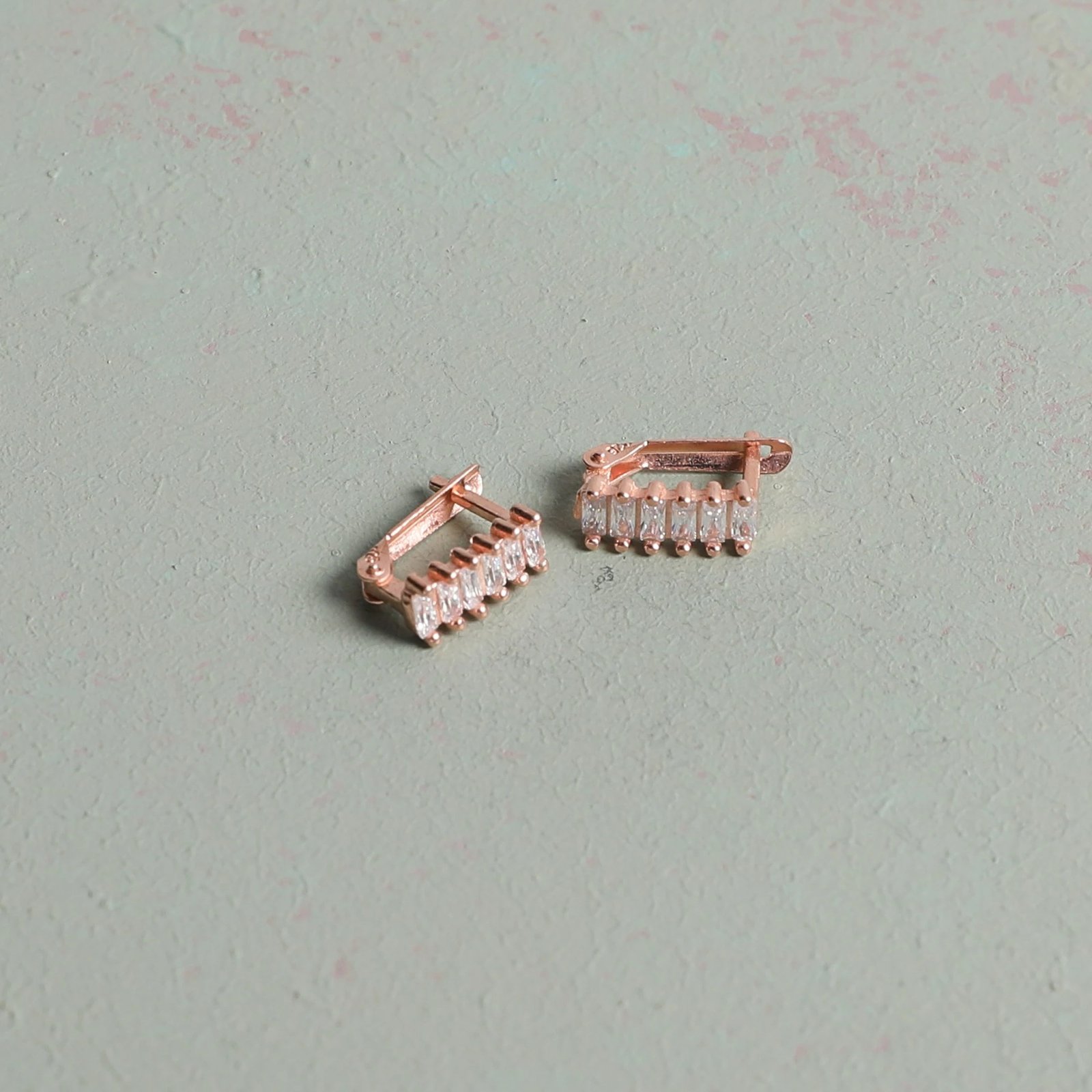 Vathë argjendi ngjyrë rozë gold, Jumeon, 10779ROS