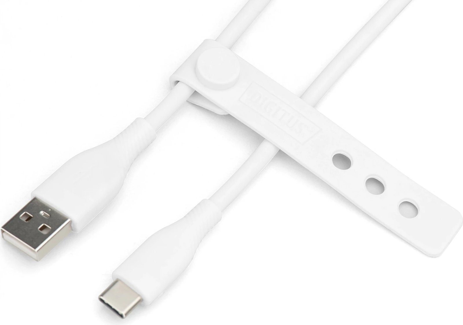 Kabëll USB-C Digitus, 1m, USB A në USB C, i bardhë Kabëll USB-C Digitus, 1m, USB A në USB C, i bardhë