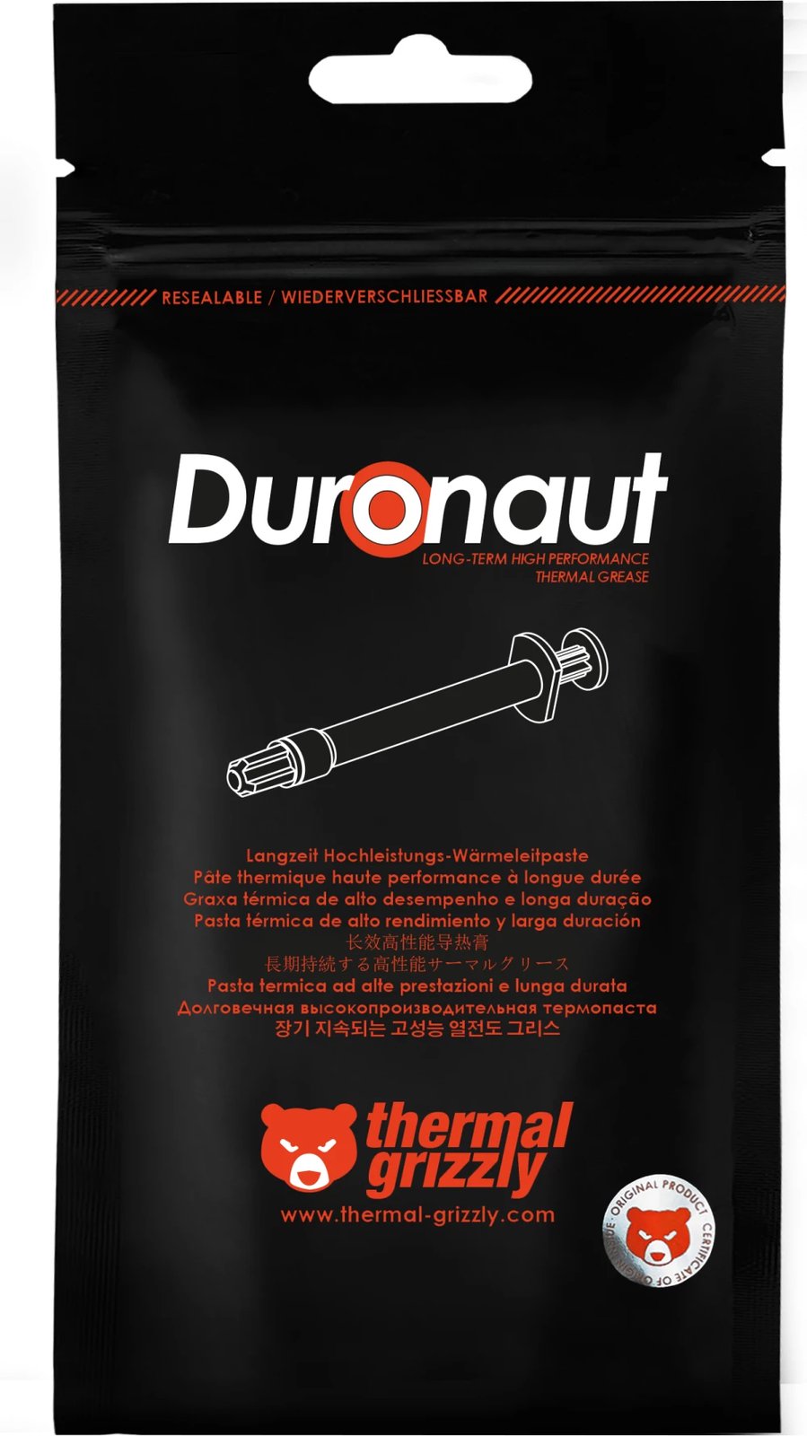 Pastë termike Thermal Grizzly Duronaut, 2g