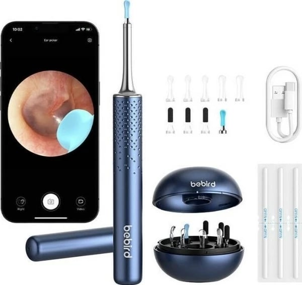 Pastrues i mençur për veshë bebird M9 S, Blu