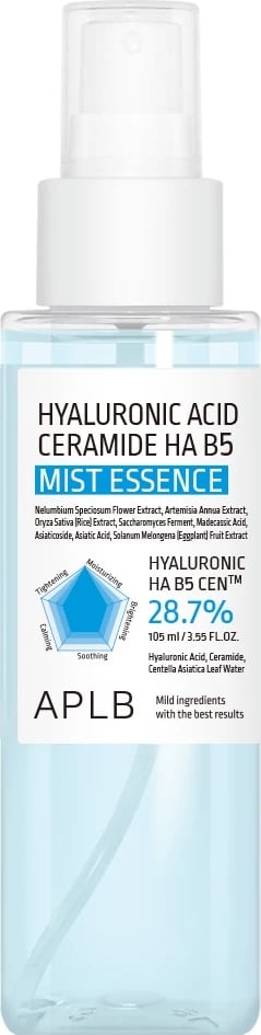 Mist për fytyrë për femra APLB Hyaluronic Acid Ceramide HA B5, 105ml