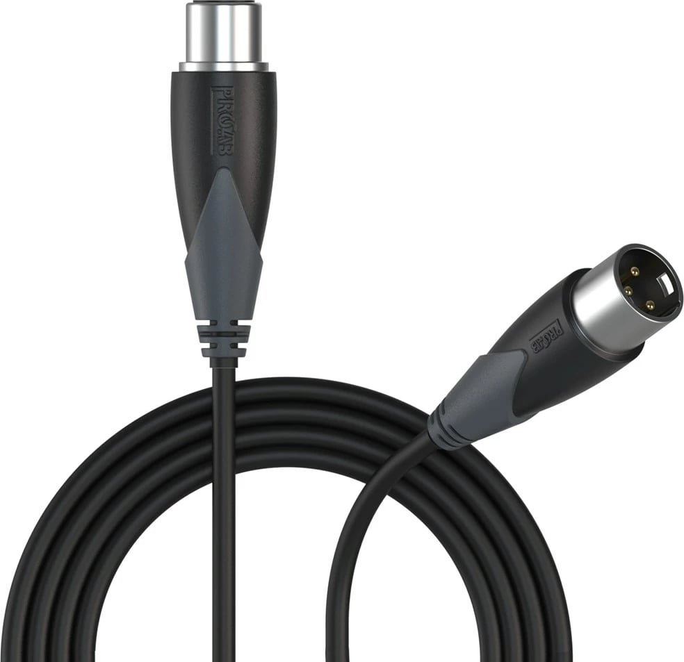 Kabllo audio PROCAB CLA901/3, XLR 3-pin, 3m, Gri
