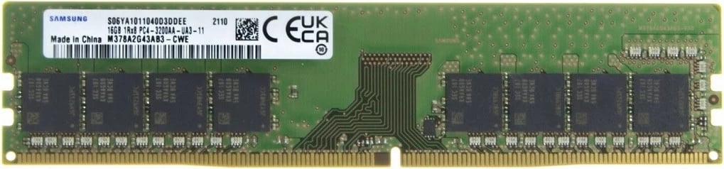 RAM memorie Samsung UDIMM, 3200MHz, 16GB DDR4