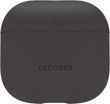 Mbështjellës silikoni Decoded për AirPods 4, graphite
