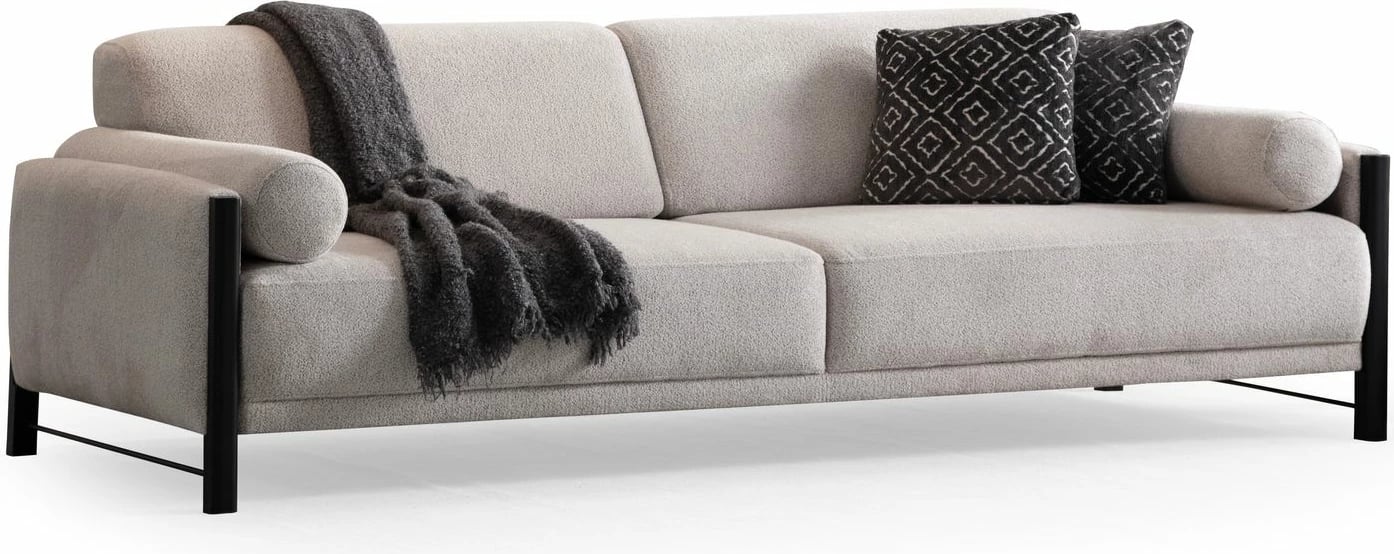 Divan treshe Nora, bezhë, Atelier del Sofa