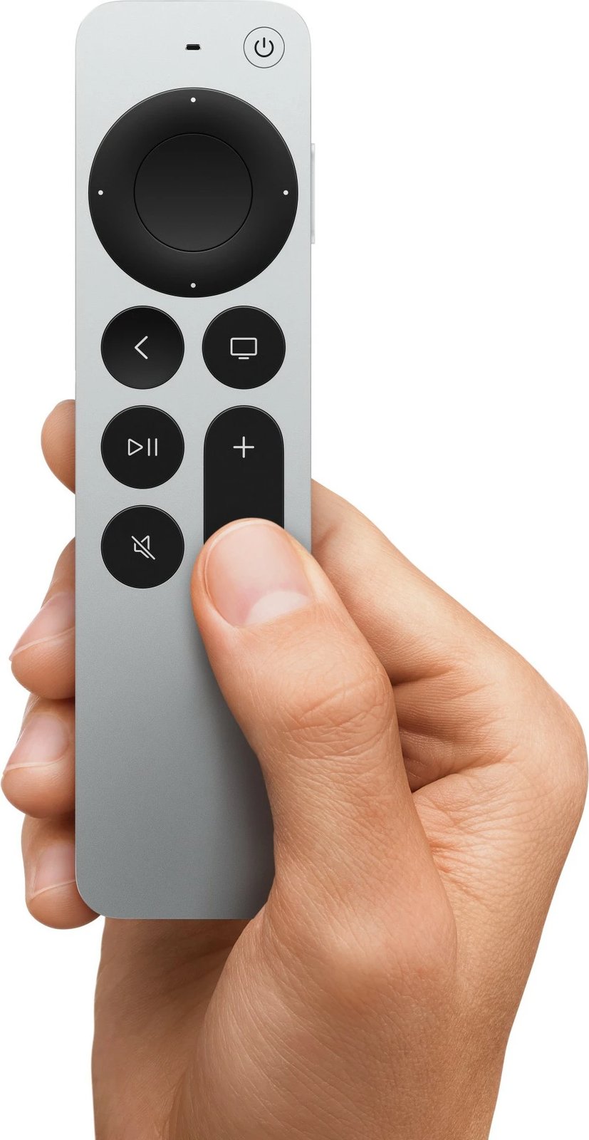 Telekomandë Apple Siri Remote MW5G3Z/A, gjenerata e 3-të, e zezë dhe argjendtë