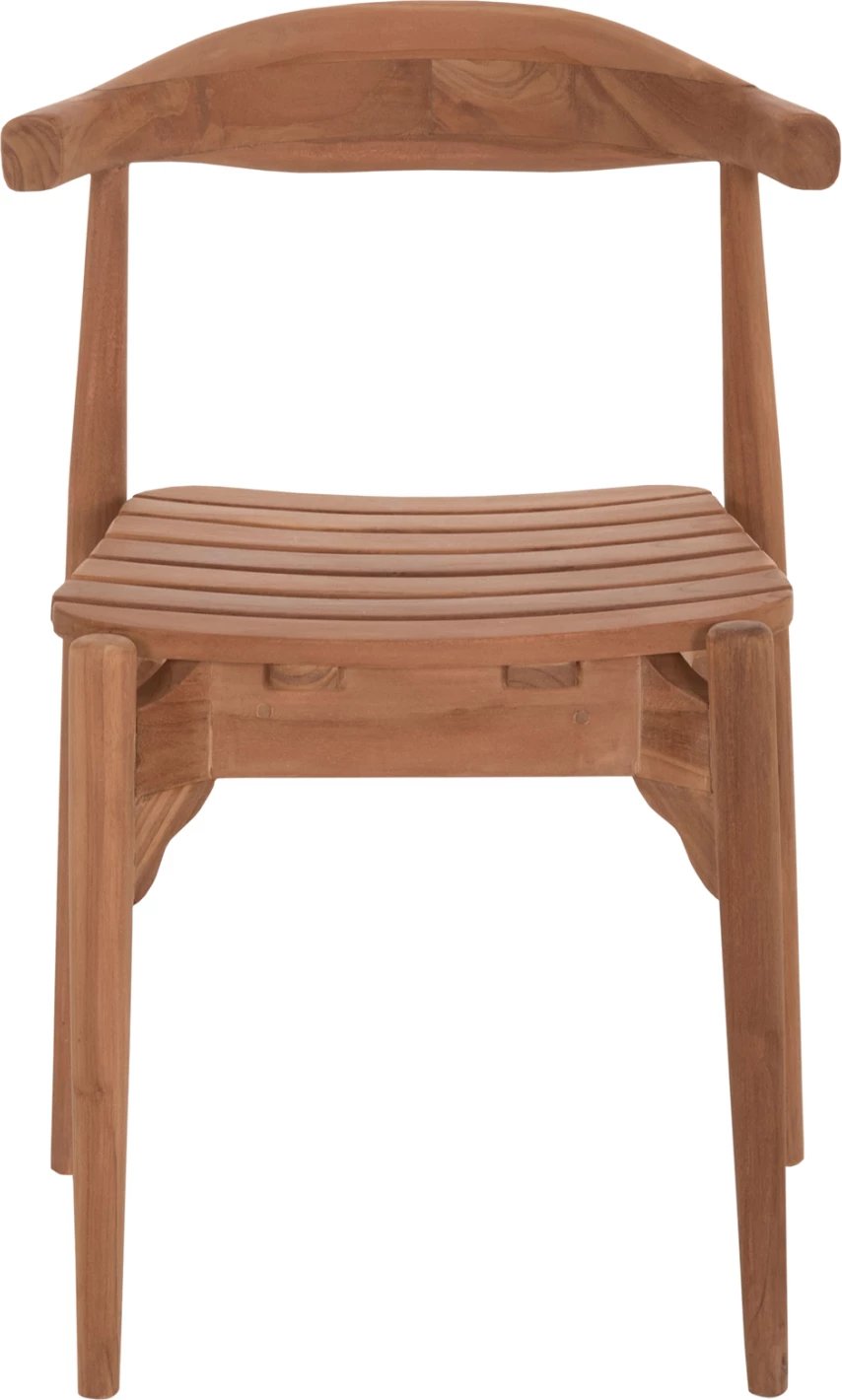 Karrige për ngrënie jashtë, dru tik, DONNY, 52x54x74cm