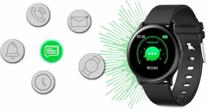 Smartwatch unisex G. Rossi, e zezë