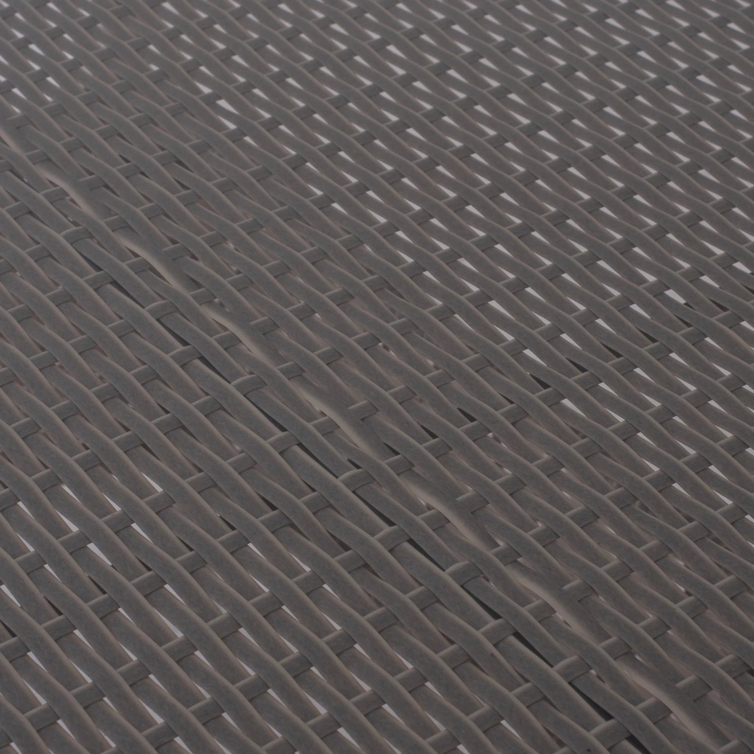 Tavolinë metalike Minsk rattan gri FH5507.01 150x90x75 cm