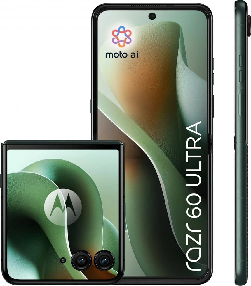 Celular Motorola razr 60 ultra, 16 GB RAM, 512 GB, 5G, Dark Green