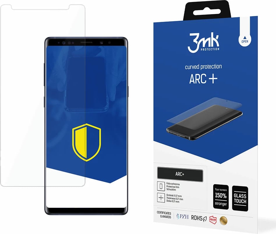 Folje mbrojtëse për ekran Samsung Galaxy Note 9 3mk ARC+, TPU, transparente