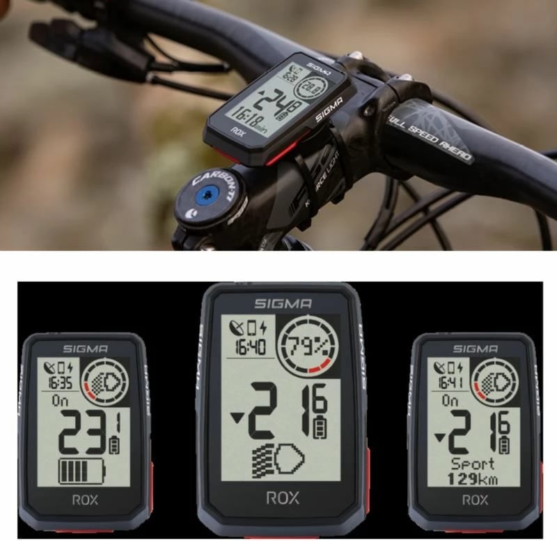 Kompjuter biçiklete Sigma, i zi