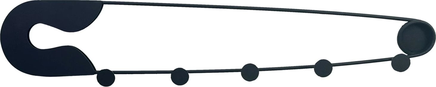 Varëse muri prej metali, Wallity, Devran, shumëngjyrëshe, 60x11cm