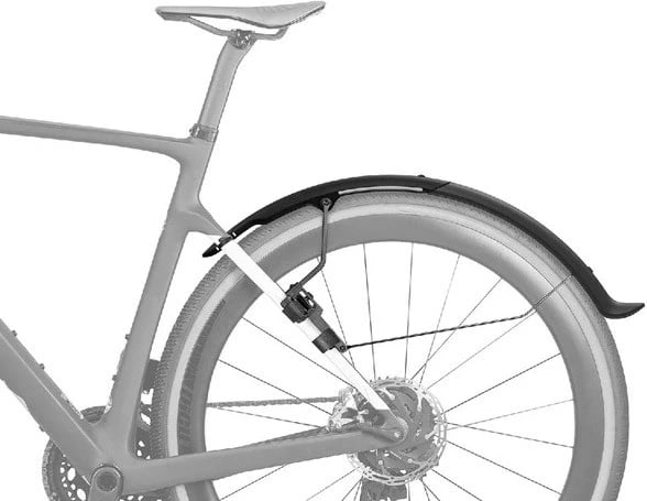 Set mbrojtëse balte për gravel bike Topeak T-TC9667, alumini, zi
