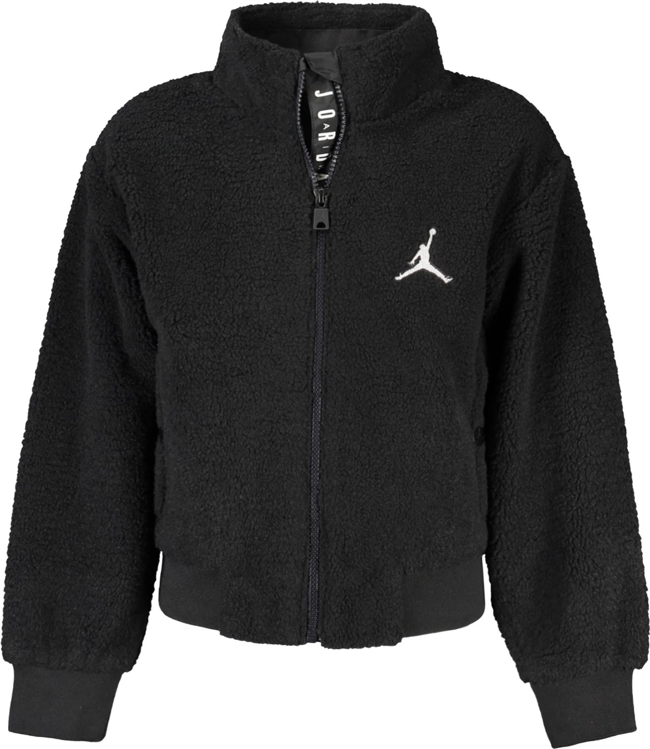 Duks për femra JORDAN zip-up, i zi