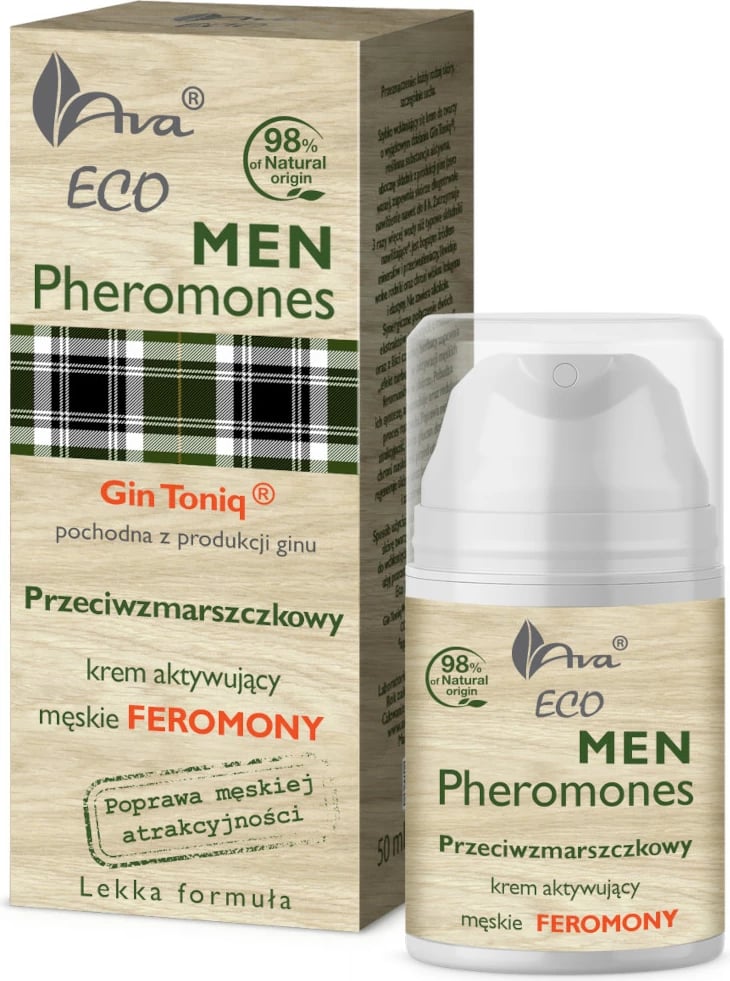 Krem për fytyrë anti-rrudhë për meshkuj Ava Laboratorium Eco Men Pheromones 50ml