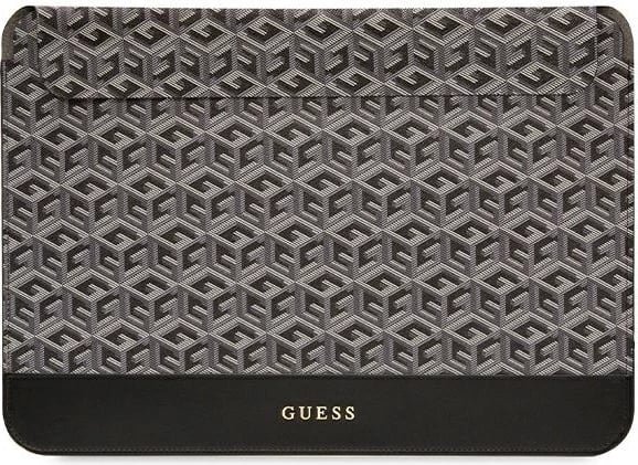 Mbështjellës laptopi Guess GCube Stripe 14", i zi