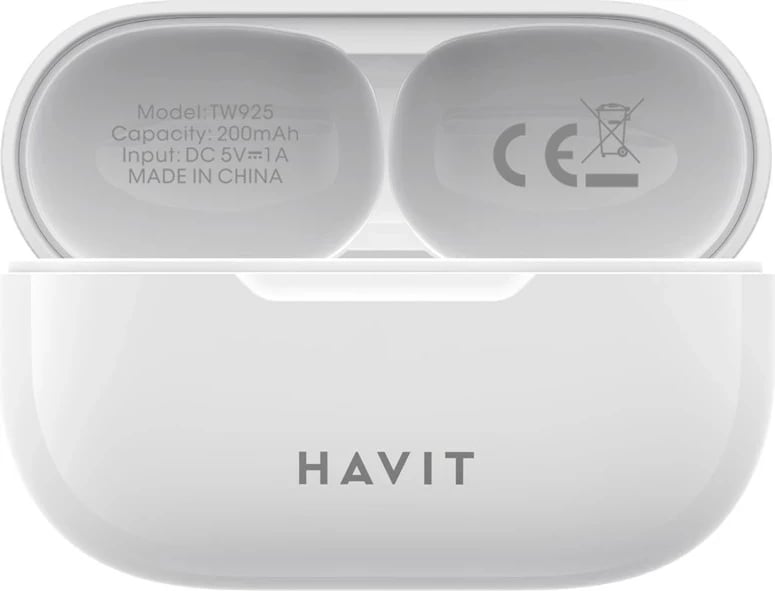 Kufje HAVIT TW925 TWS, pa tela, të bardha