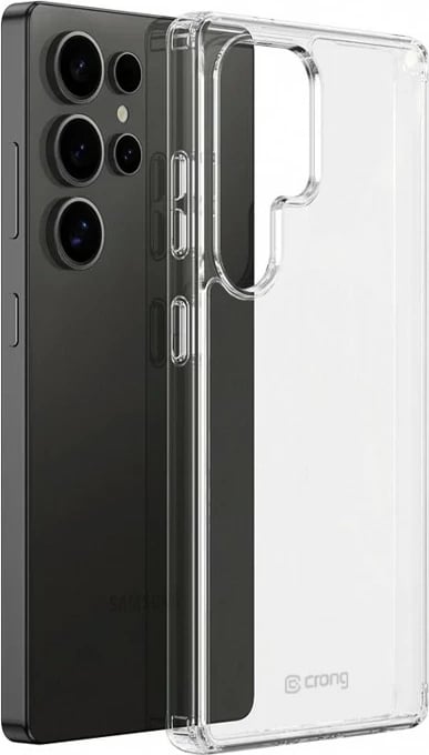 Mbështjellës CRONG Crystal Shield për Samsung Galaxy S25 Ultra, Transparent
