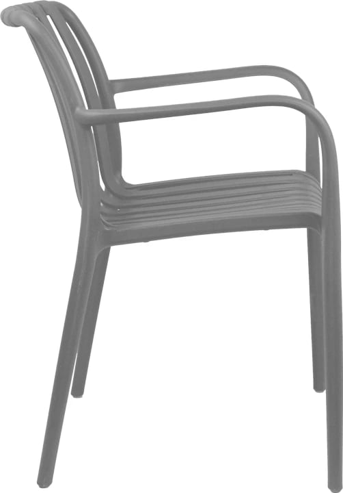 Karrige për kopsht Zoi pp ngjyrë antracit 58.5x54x80cm