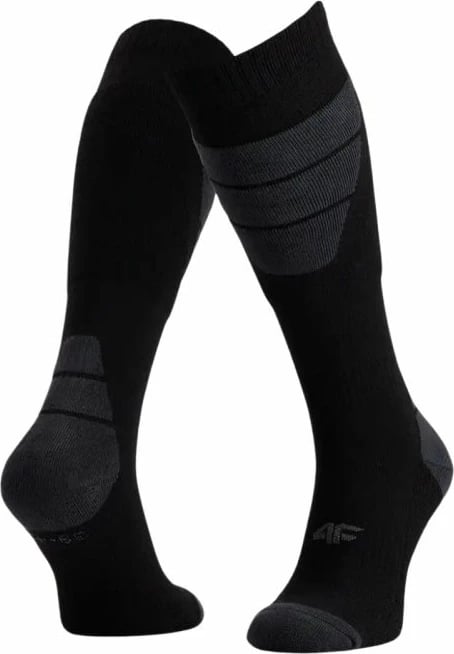 Çorape skijimi për femra 4F, të zeza