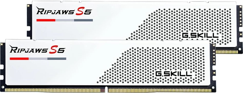 RAM Memorje G.Skill Ripjaws S5 KIT 2x32GB DDR5 6000MHz bardhë