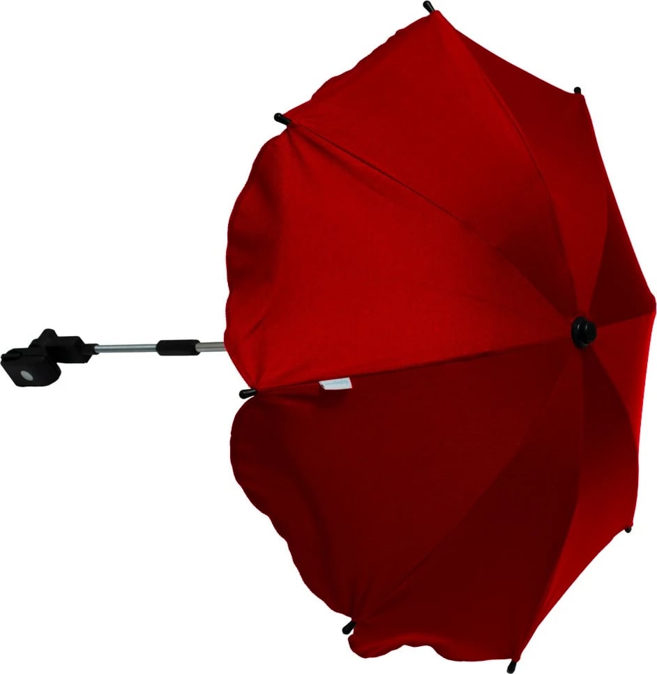 Çadër karroce bebi, NEW BABY, universale me mbajtëse, diametër 65 cm, lartësi 60 cm, e kuqe