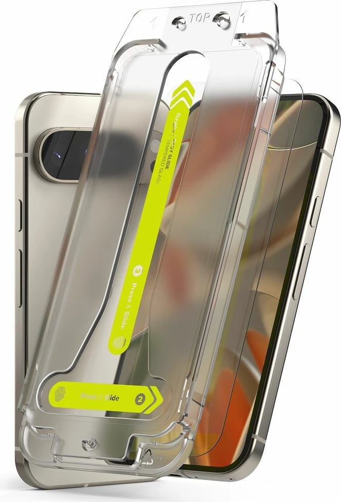 Xham mbrojtës Ringke Easy Slide për Google Pixel 9 / 9 Pro, 2 copë