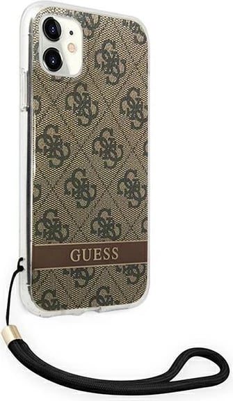 Mbështjellës Guess GUOHCN61H4STW për iPhone 11, 4G Print Strap, Kafe Mbështjellës Guess GUOHCN61H4STW për iPhone 11, 4G Print Strap, Kafe