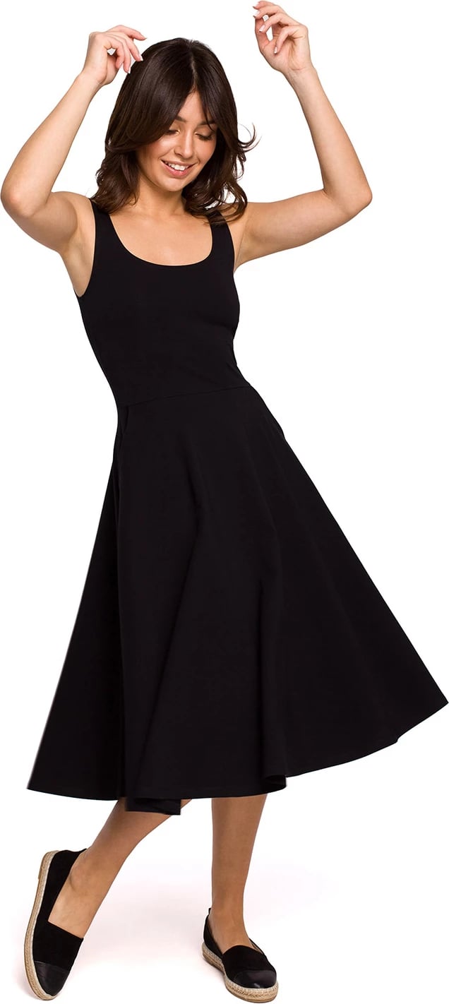 Fustan femra BeWear 163186, i zi