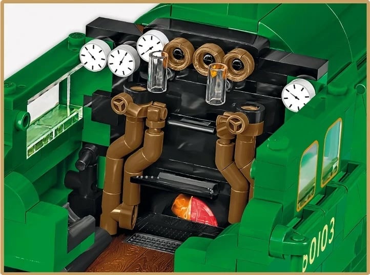 Set ndërtimi Cobi Flying Scotsman, 2677 pjesë, jeshile