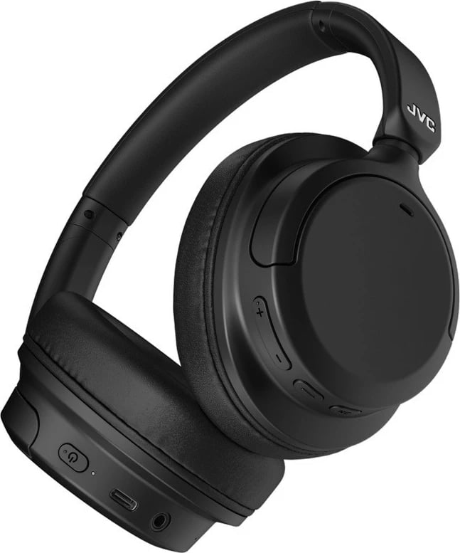 Kufje pa tela, JVC HA-S95N-B-U, Bluetooth 5.3, anulim aktiv i zhurmës (ANC), 50 orë, me mikrofon, e zezë
