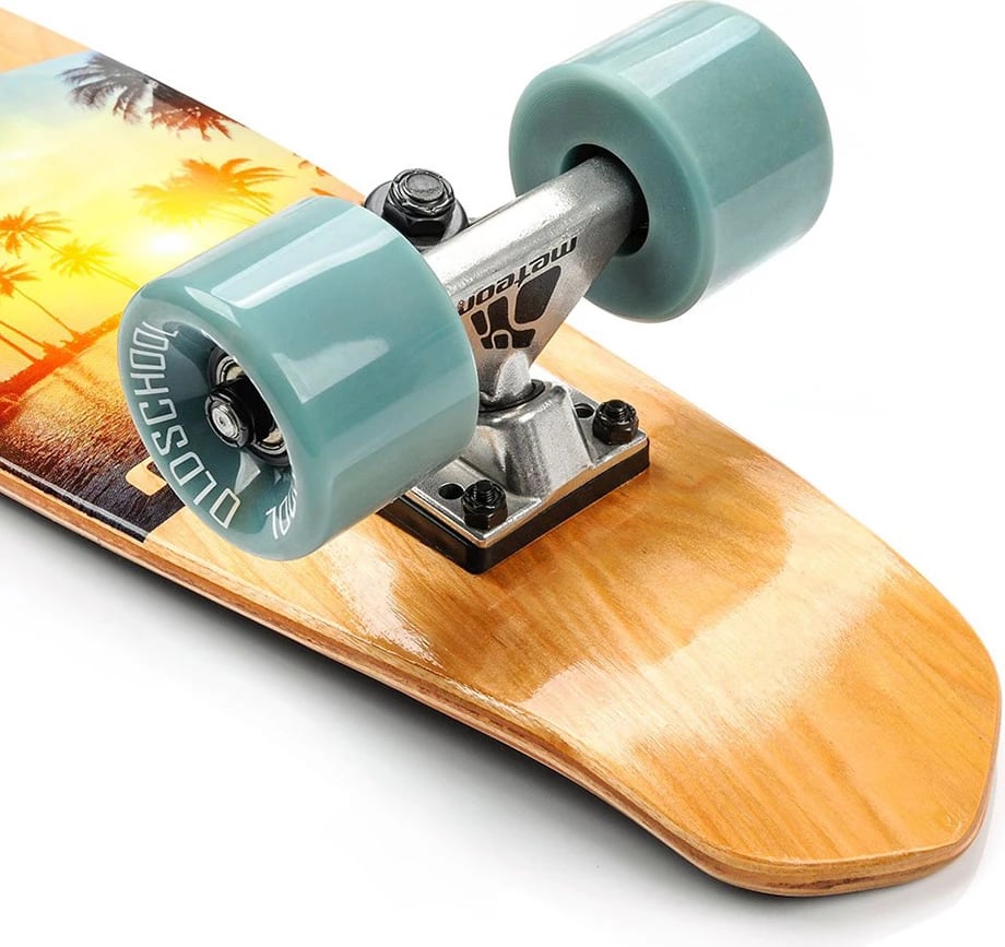 Skateboard Meteor unisex, shumëngjyrësh