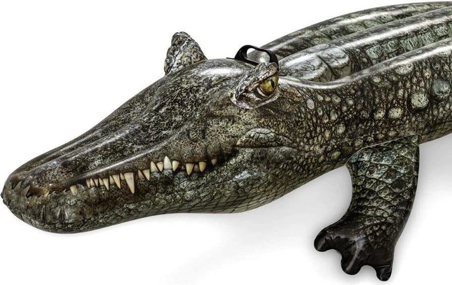 Lodër fryrëse ujore, Bestway, krokodil, 193x94 cm, e gjelbër