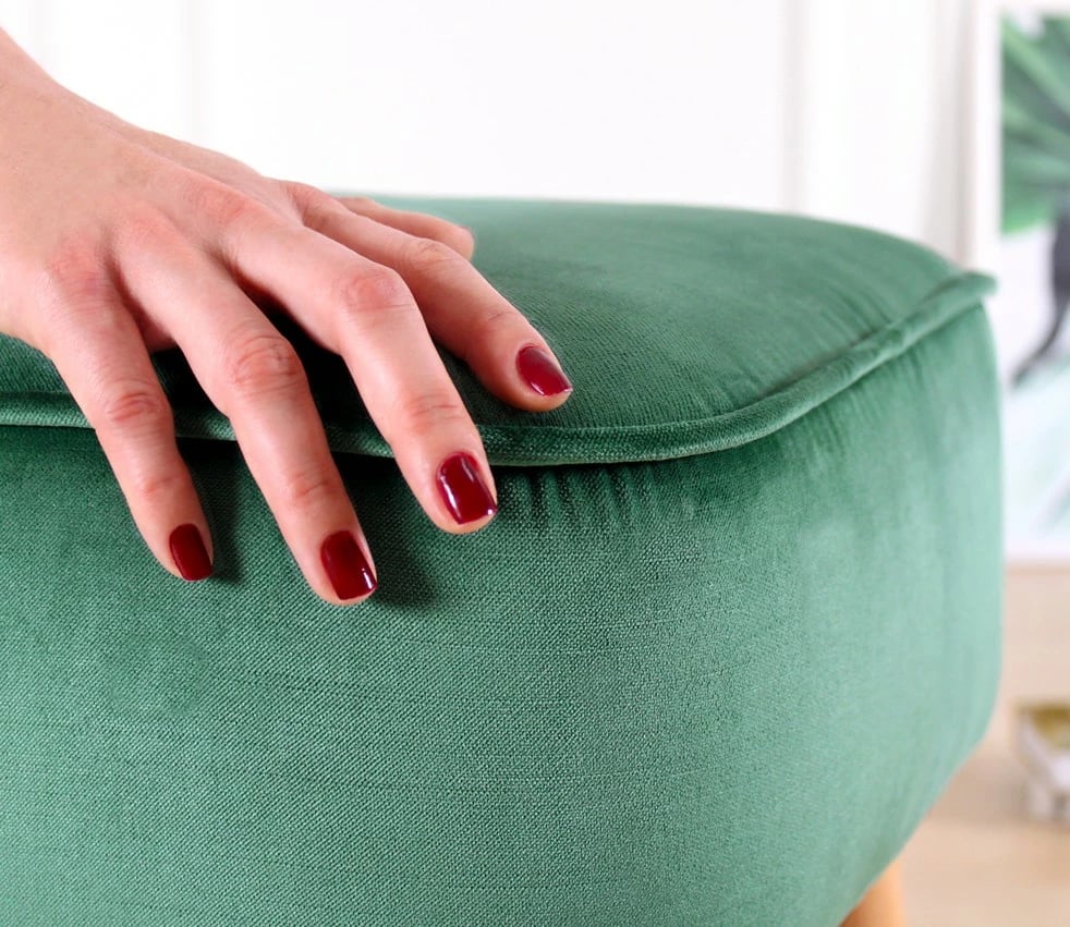 Puf Atelier del Sofa, Moouv 7086, kadife e gjelbër