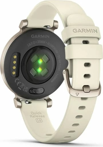 Smartwatch Garmin Lily 2, ekran me prekje, GPS, 5 ditë bateri, krem