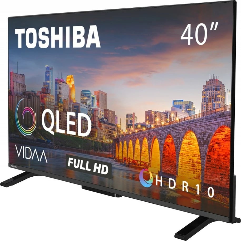Televizor Toshiba QLED 40QV2F63DG, 40 inç, Full HD, Smart TV, i zi