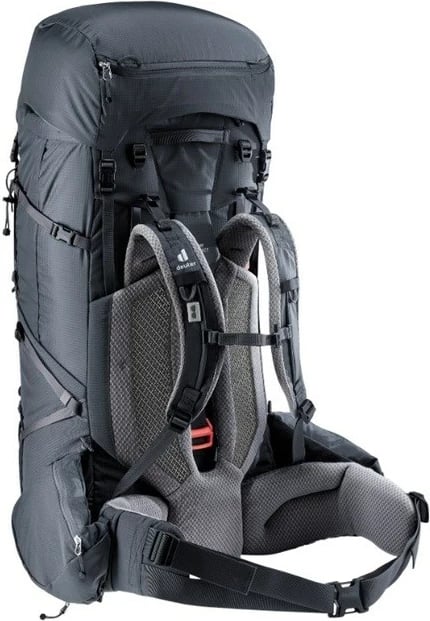 Çantë shpine Deuter Aircontact Pro 85+10, për hiking, Najlon, e zezë