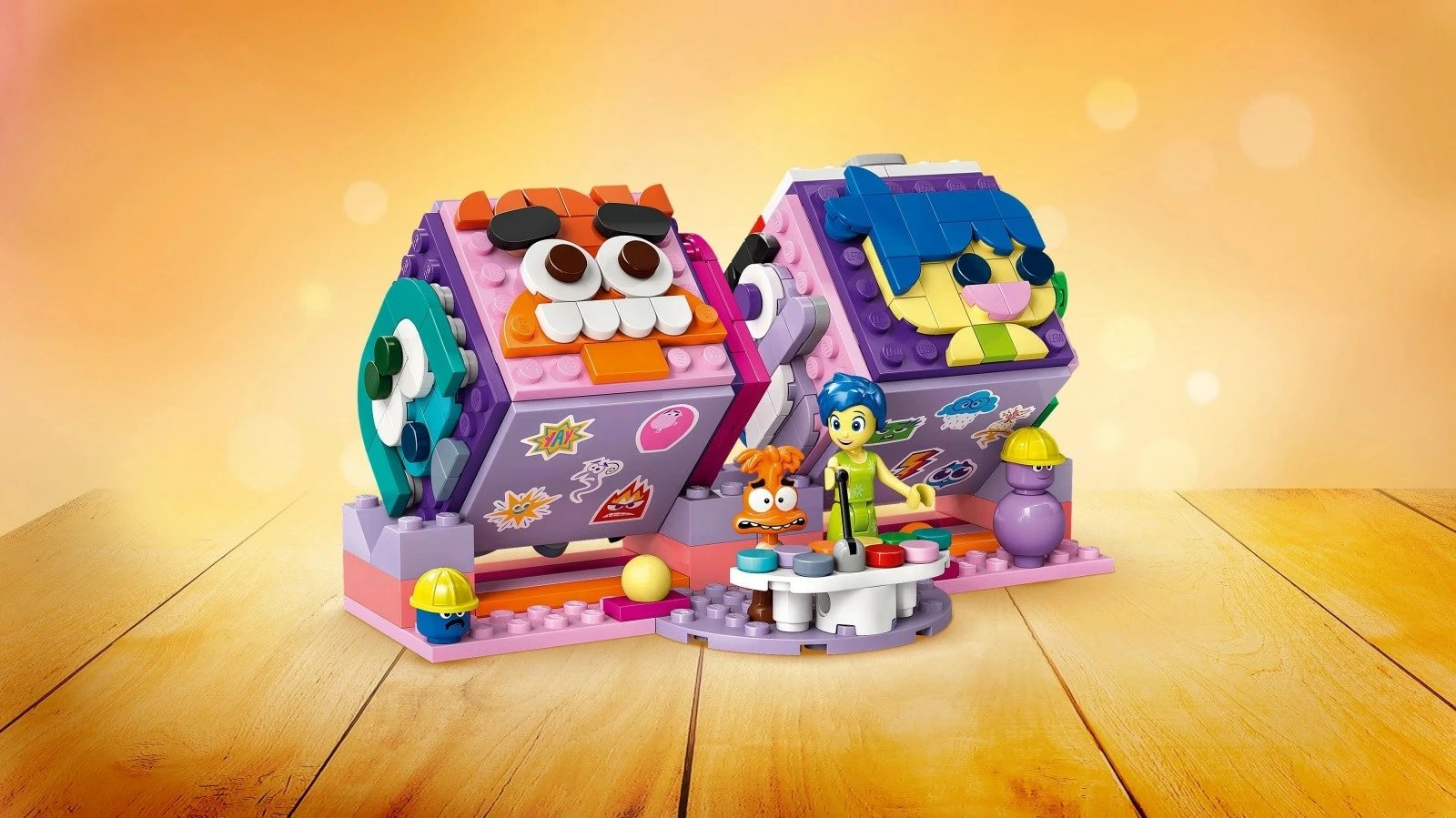 Set LEGO Disney Inside Out 2 Emotion Cubes 43248, 394 pjesë, shumëngjyrësh