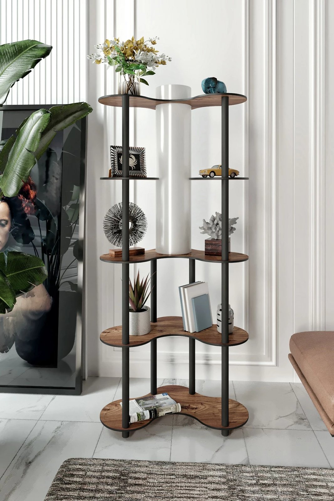 Llambë dyshemeje Opviq, ngjyrë arre, KS-11113